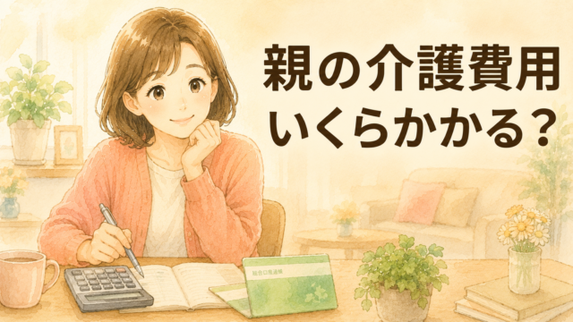 親の介護費用は月いくら？在宅・施設の相場と負担を軽くする制度