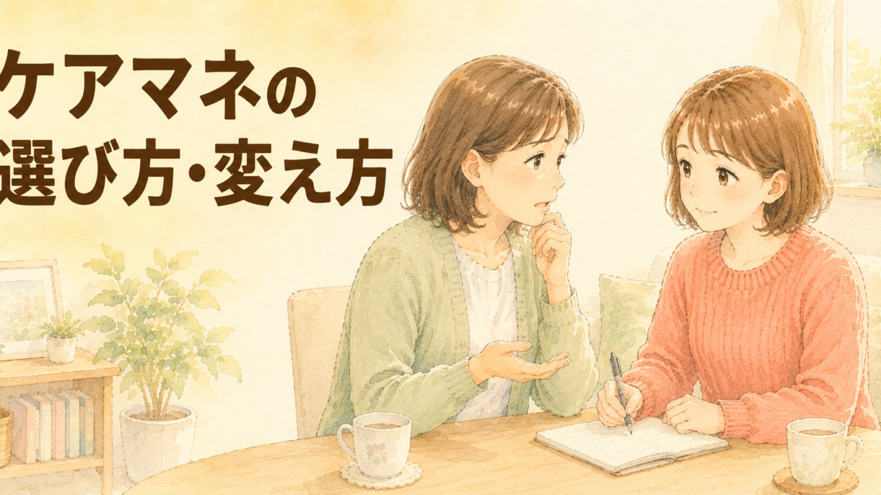 ケアマネジャーの選び方・変え方｜合わない時どうする？介護福祉士が解説